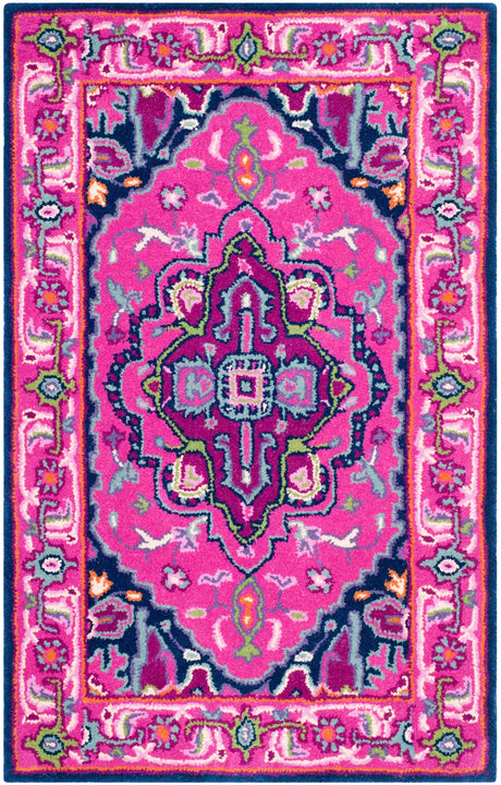 Safavieh Bellagio 2'-0" x 3'-0" Rug in Pink / Navy