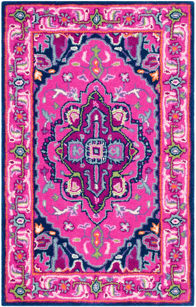 Safavieh Bellagio 2'-0" x 3'-0" Rug in Pink / Navy