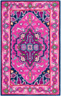 Safavieh Bellagio 2'-0" x 3'-0" Rug in Pink / Navy