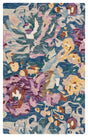 Safavieh Blossom 3'-0" x 5'-0" Rug in Light Blue / Plum