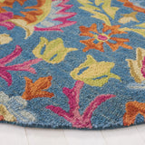 Safavieh Suzani 6'-0" x 6'-0" Rug in Blue / Multi