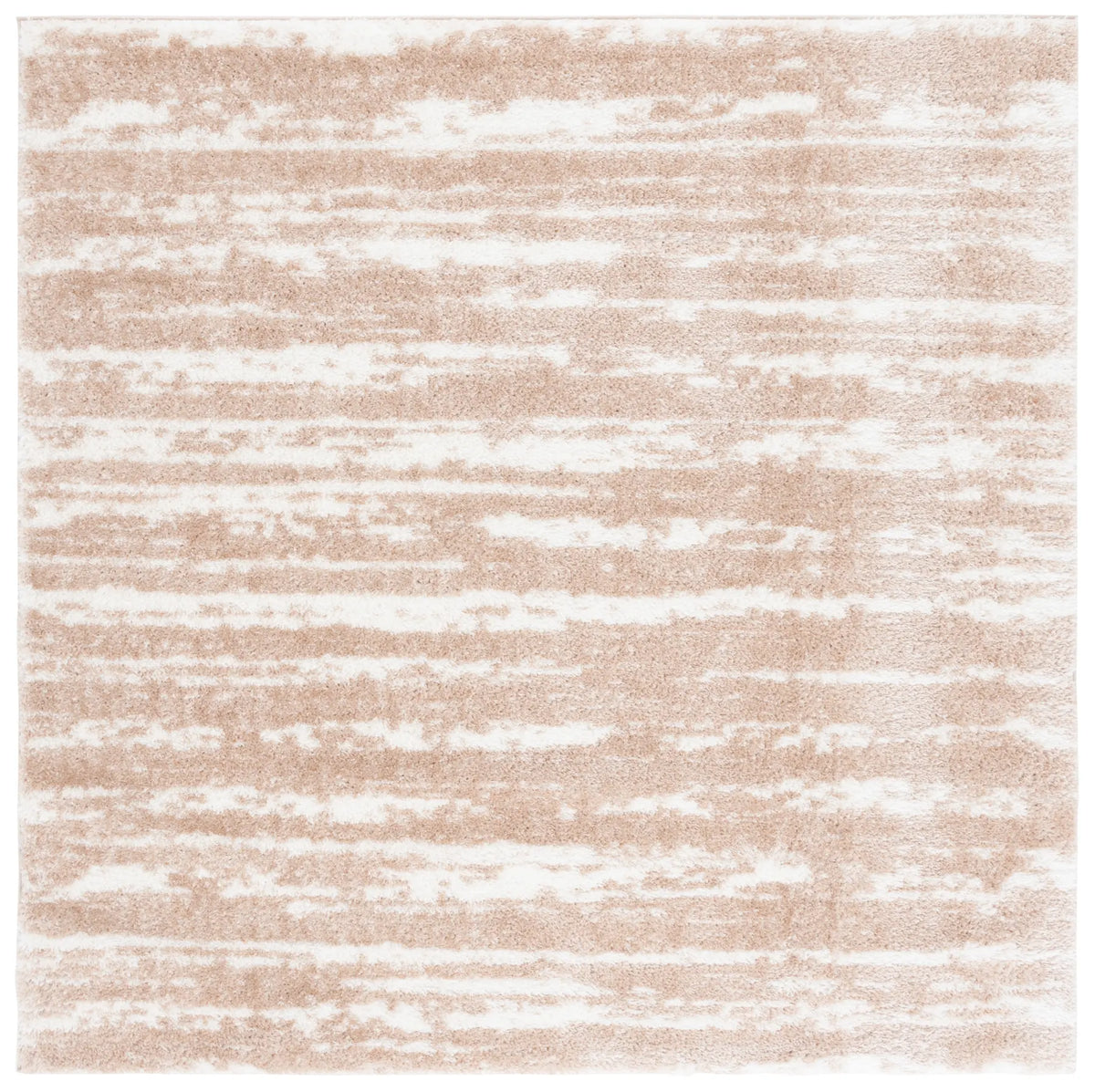 Safavieh Tahoe Shag 6'-7" x 6'-7" Rug in Ivory / Gold