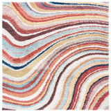 Safavieh Calista 6'-7" x 6'-7" Rug in Rust / Grey
