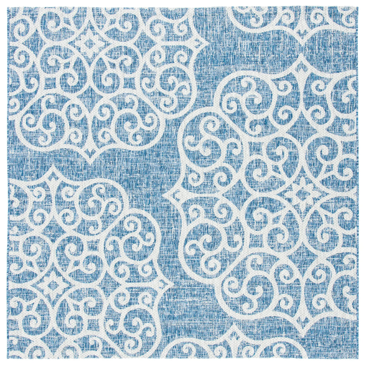 Safavieh Courtyard 6'-7" x 6'-7" Rug in Navy / Grey