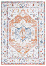 Safavieh Luna 4'-5" x 6'-5" Rug in Ivory / Rust