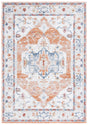Safavieh Luna 4'-5" x 6'-5" Rug in Ivory / Rust