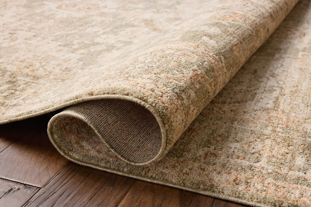 Chris Loves Julia x Loloi Palma PLM-08 Olive / Spice Rug - pile height