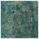 Safavieh Anatolia 5'-0" x 5'-0" Rug in Aqua / Green