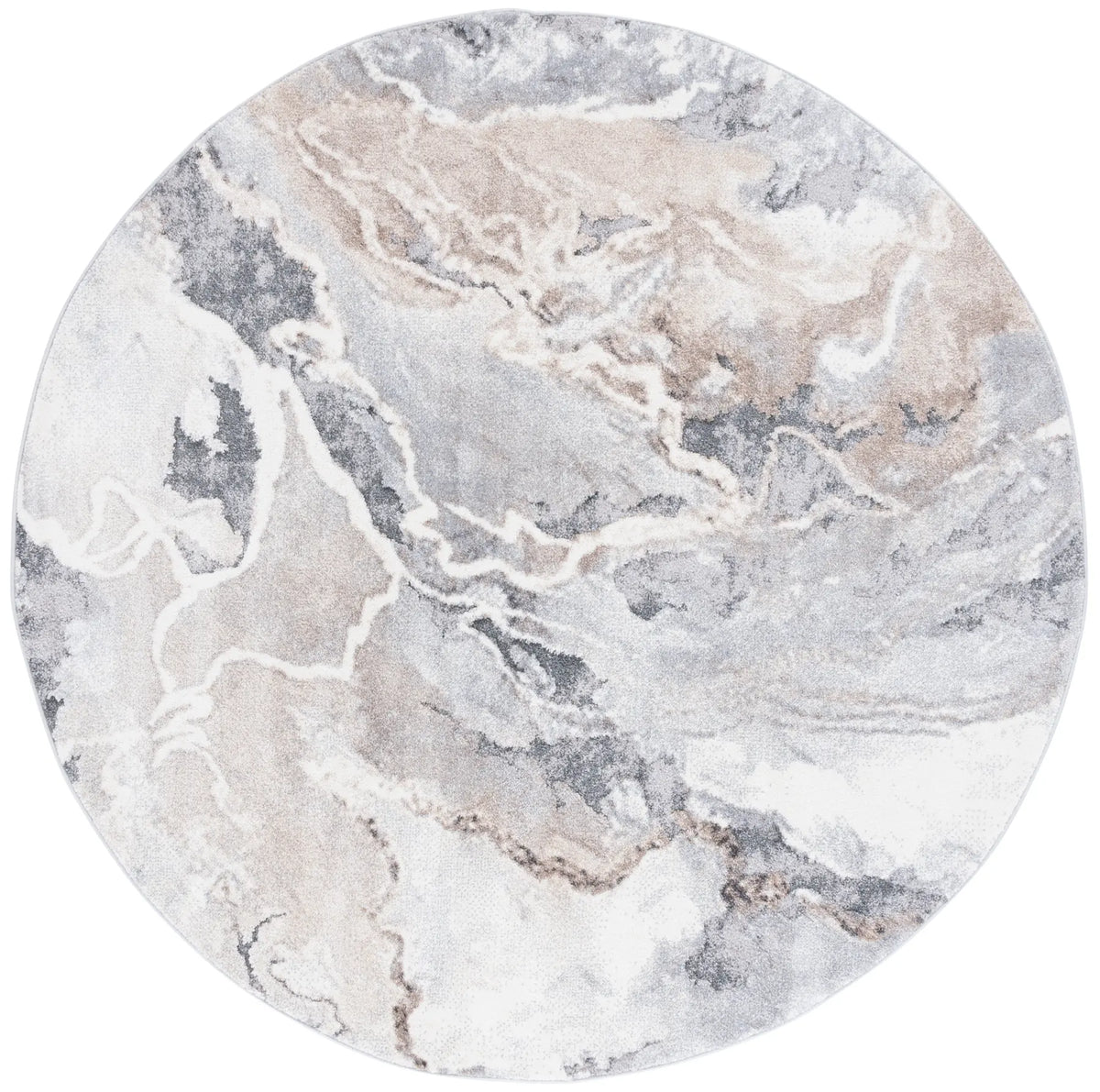 Safavieh Opal 6'-7" x 6'-7" Rug in Ivory / Grey