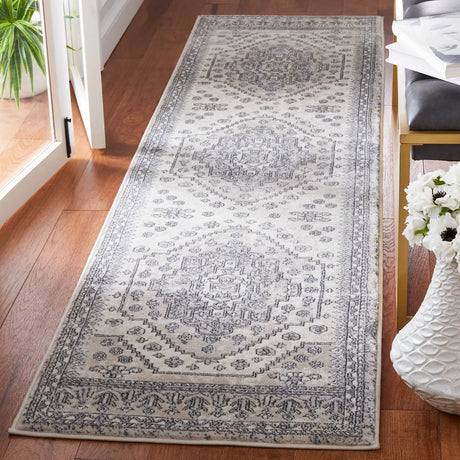 Safavieh Carnegie 2'-3" x 8'-0" Rug in Ivory / Grey