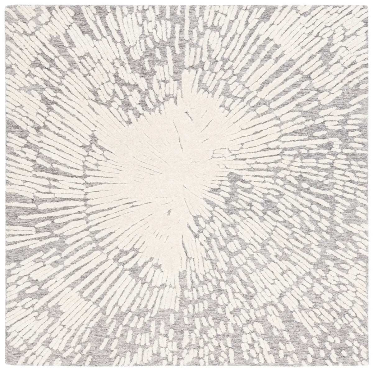 Safavieh Metro 6'-0" x 6'-0" Rug in Grey / Ivory