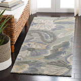 Safavieh Jardin 2'-3" x 6'-0" Rug in Grey / Dark Grey