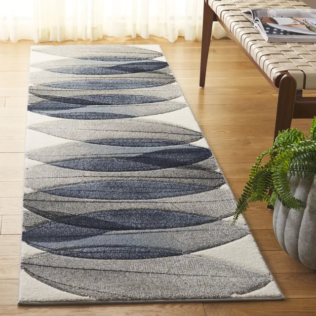 Safavieh Hollywood 2'-3" x 8'-0" Rug in Ivory / Blue