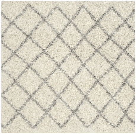 Safavieh Sgd-Dallas Shag 6'-0" x 6'-0" Rug in Ivory / Grey