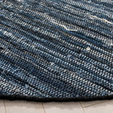 Safavieh Rag Rug 6'-0" x 6'-0" Rug in Blue / Black