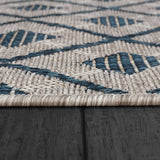 Dynamic Rugs Melissa 4232 Grey/Blue Rug - Pile