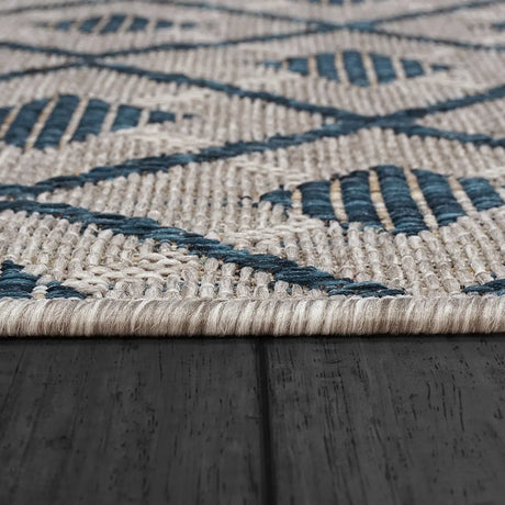 Dynamic Rugs Melissa 4232 Grey/Blue Rug - Pile