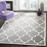 Safavieh Chatham 5'-0" x 8'-0" Rug in Dark Grey / Ivory