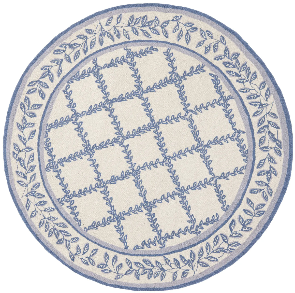 Safavieh Chelsea 5'-6" x 5'-6" Rug in Ivory / Light Blue