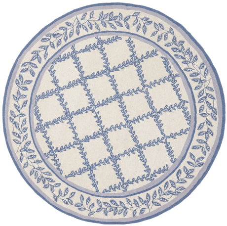 Safavieh Chelsea 5'-6" x 5'-6" Rug in Ivory / Light Blue