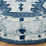 Safavieh Capri 7'-0" x 7'-0" Rug in Blue / Grey
