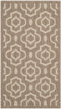 Safavieh Courtyard 2'-0" x 3'-7" Rug in Brown / Bone