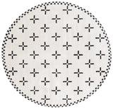 Safavieh Melody 5'-3" x 5'-3" Rug in Ivory / Black