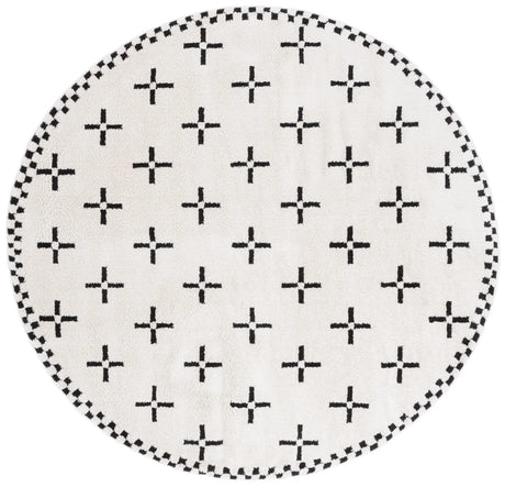 Safavieh Melody 5'-3" x 5'-3" Rug in Ivory / Black