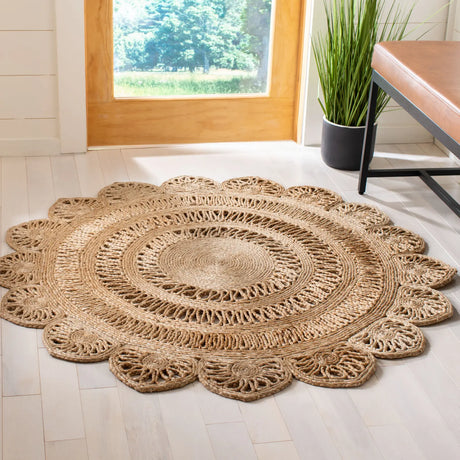 Safavieh Natural Fiber 3'-0" x 3'-0" Rug in Natural