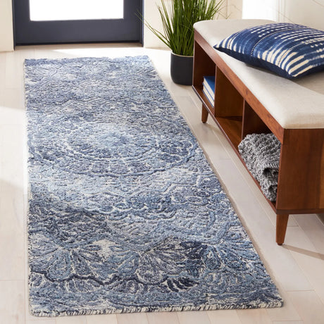 Safavieh Marquee 2'-3" x 10'-0" Rug in Blue / Grey