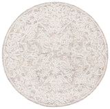 Safavieh Abstract 6'-0" x 6'-0" Rug in Ivory / Brown