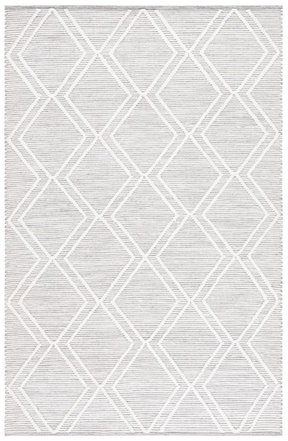 Safavieh Kilim 4'-0" x 6'-0" Rug in Grey / Ivory