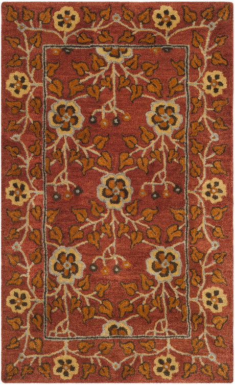 Safavieh Heritage 3'-0" x 5'-0" Rug in Red / Multi