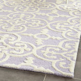 Safavieh Cambridge 4'-0" x 6'-0" Rug in Lavander / Ivory