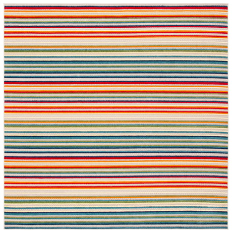 Safavieh Cabana 6'-7" x 6'-7" Rug in Ivory / Green