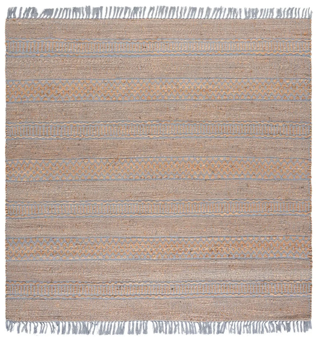 Safavieh Natural Fiber 7'-0" x 7'-0" Rug in Natural / Grey