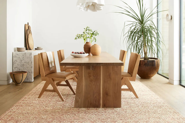 Loloi Cecelia Cec-01 Rust/Natural Rug - room scene 1 horizontal