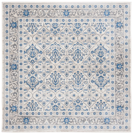 Safavieh Brentwood 6'-7" x 6'-7" Rug in Light Grey / Blue