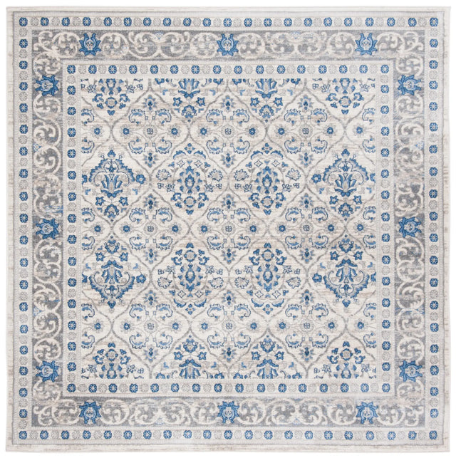 Safavieh Brentwood 6'-7" x 6'-7" Rug in Light Grey / Blue