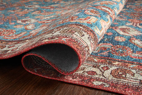 Loloi Layla Lay-10 Marine/Clay Rugs - pile height