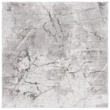 Safavieh Meadow 500 6'-7" x 6'-7" Rug in Grey / Dark Grey