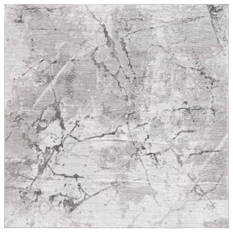 Safavieh Meadow 500 6'-7" x 6'-7" Rug in Grey / Dark Grey