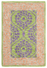 Safavieh Suzani 2'-0" x 3'-0" Rug in Green / Violet