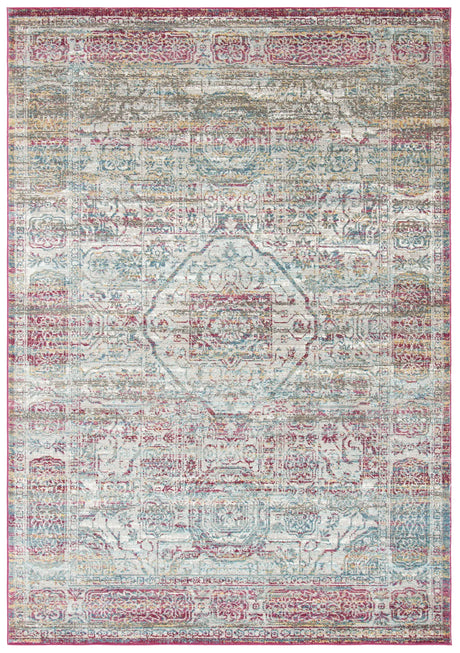 Safavieh Aria 4'-0" x 6'-0" Rug in Red / Creme