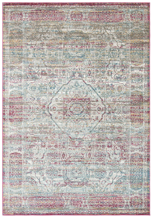 Safavieh Aria 4'-0" x 6'-0" Rug in Red / Creme