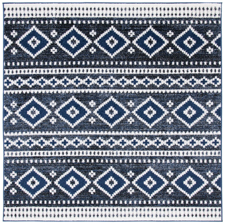 Safavieh Adirondack 6'-0" x 6'-0" Rug in Dark Grey / Ivory