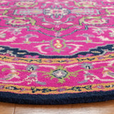 Safavieh Bellagio 5'-0" x 5'-0" Rug in Pink / Navy