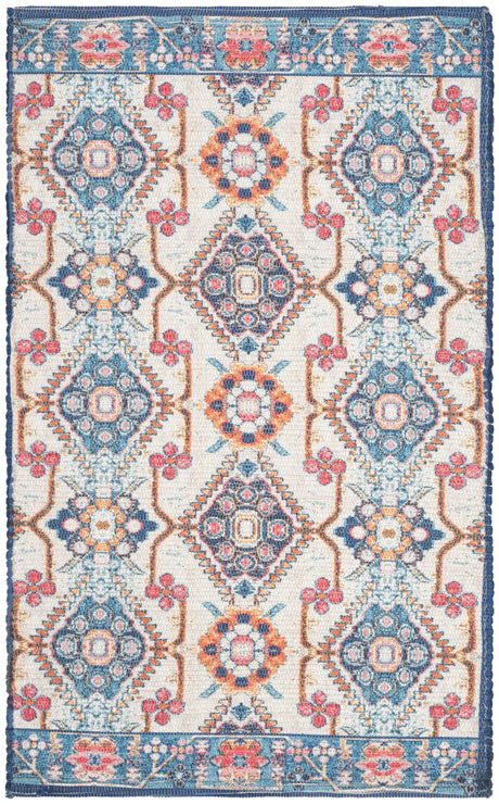 Safavieh Saffron 3'-0" x 5'-0" Rug in Cream / Blue