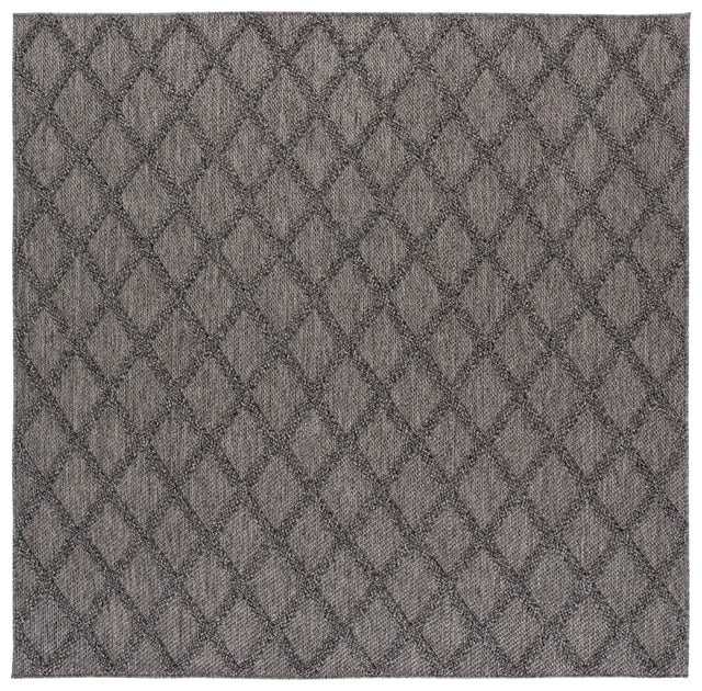 Safavieh Highland 6'-7" x 6'-7" Rug in Charcoal / Grey