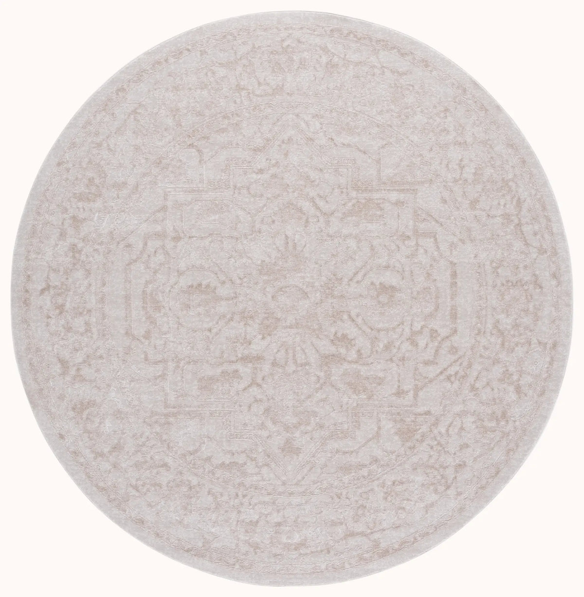 Safavieh Reflection 10'-0" x 10'-0" Rug in Creme / Ivory